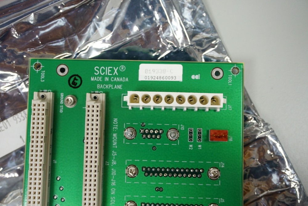 MDS SCIEX WE019338 PCB Board Backplane MS Mass Spectrometer 019338