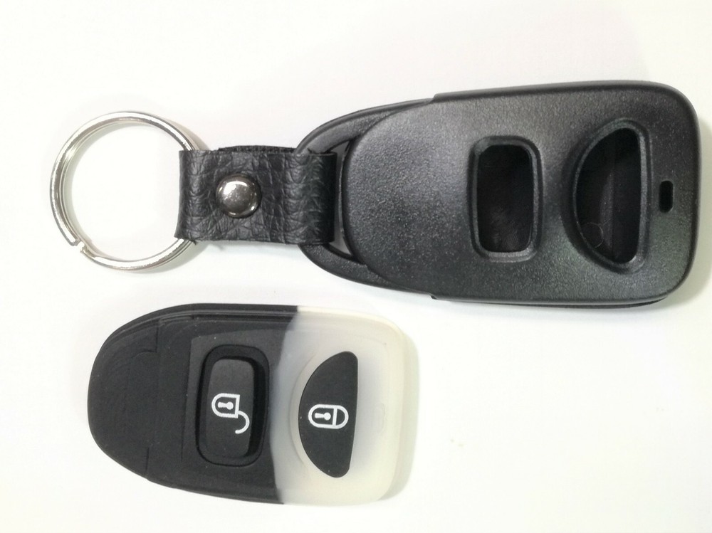 2 KEY REMOTE CONTROL SHELL COMPATIBLE HYUNDAI NO BLADE NO LOGO