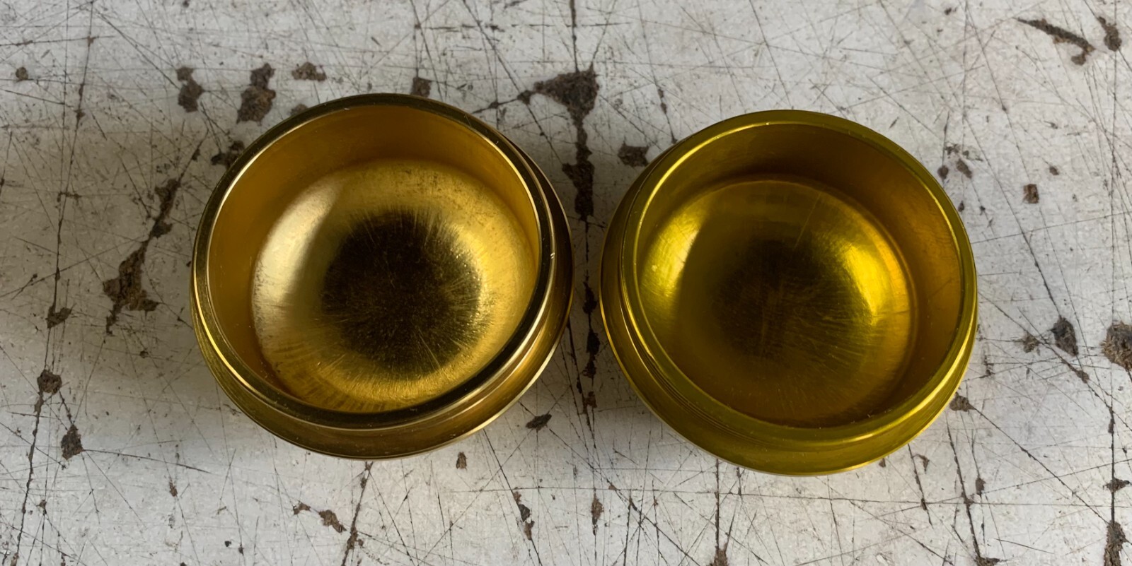 Sprintcar Hub Dust Cap Winters Screw In Style PAIR W/O O-ring (FREE SHIPPING)