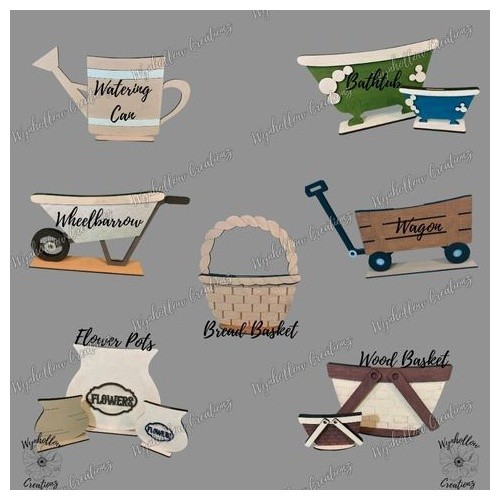 Thanksgiving Highland Cow Interchangeable Basket Insert