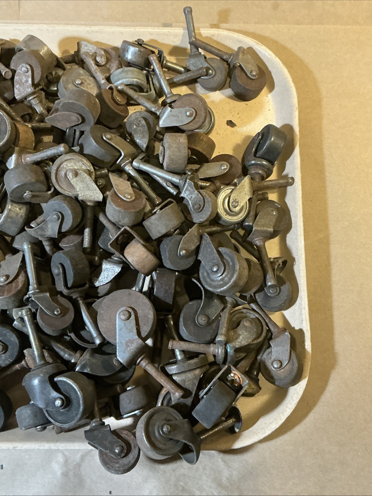 Group Of 130+ Wood/Metal Furniture Casters As Is INV-JDJ79