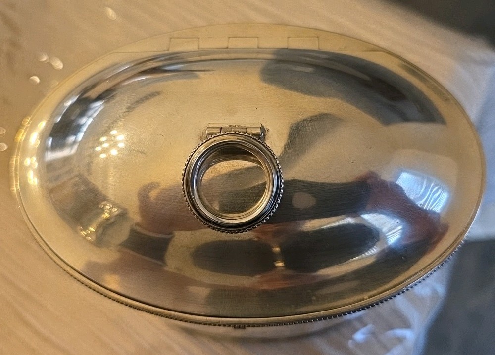 TIFFANY & CO STERLING SILVER TEA CADDY