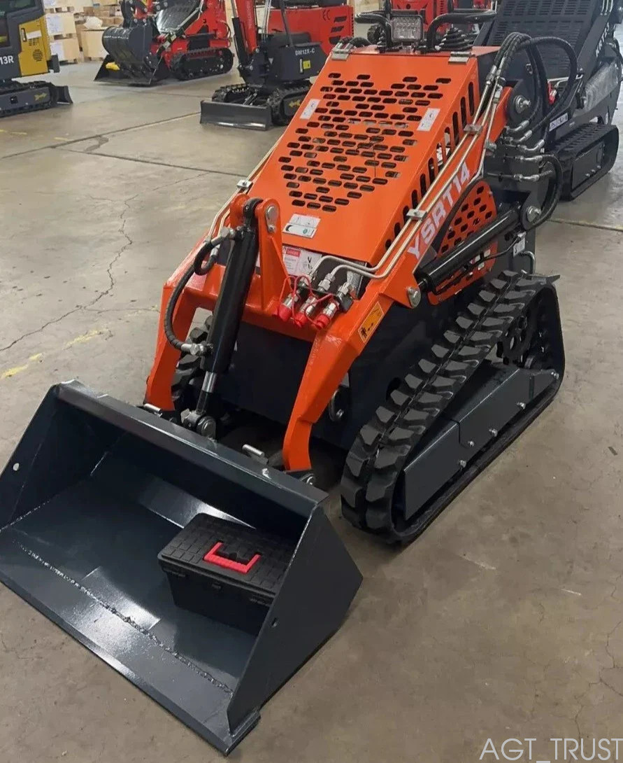 AGT AGT-YSRT-14 0.75Ton Stand-On Skid Steer Track Loader