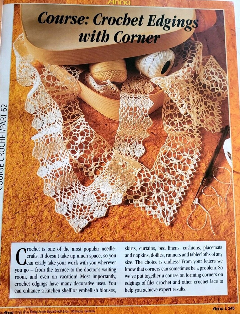 Anna, 1984-1998, $4 each, choose issues, needlework, quilting, knitting, etc