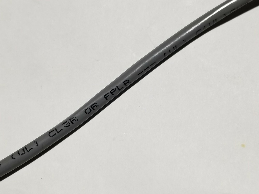 Carol E2033S 18/3C Shielded Bare Copper Sound/Security Cable Riser Gray /50ft