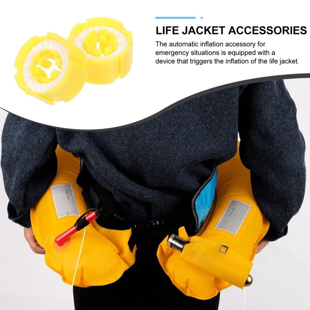 2 Pcs Life Vest Automatic Inflator Device Inflatable Pills Bobbin