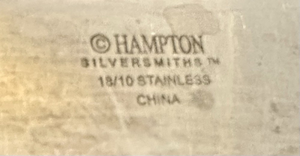 NOBILITY Hampton Silversmiths 5 Piece Hostess Serving Set Stainless Flatware