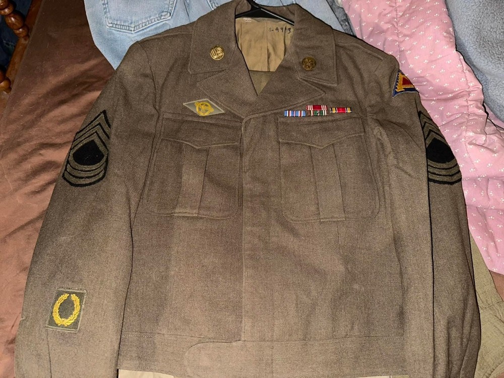 WWII US Army Sergeant Uniform Lot