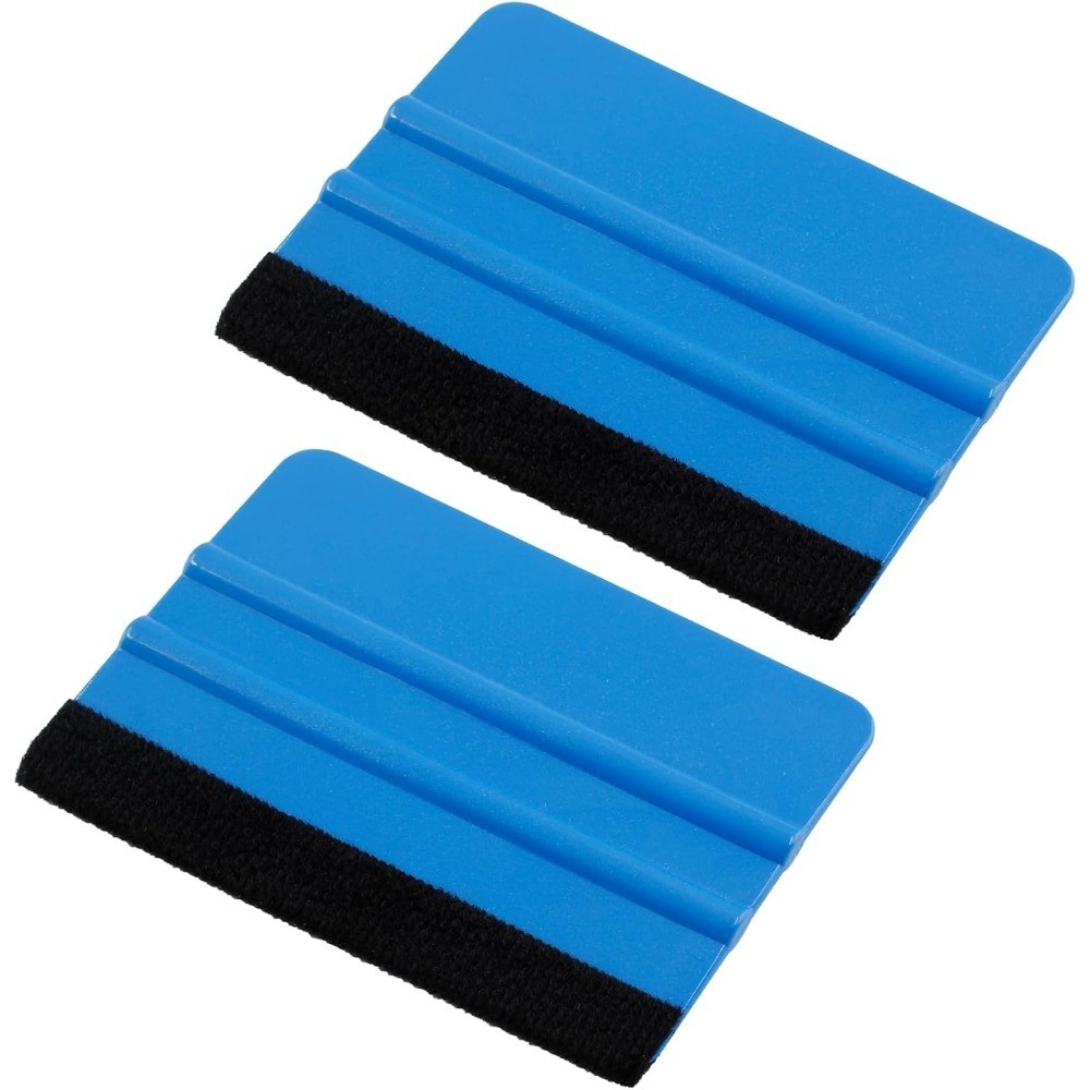 4 Inch Plastic Felt Edge Squeegee Tool for Window Tinting Vinyl Application