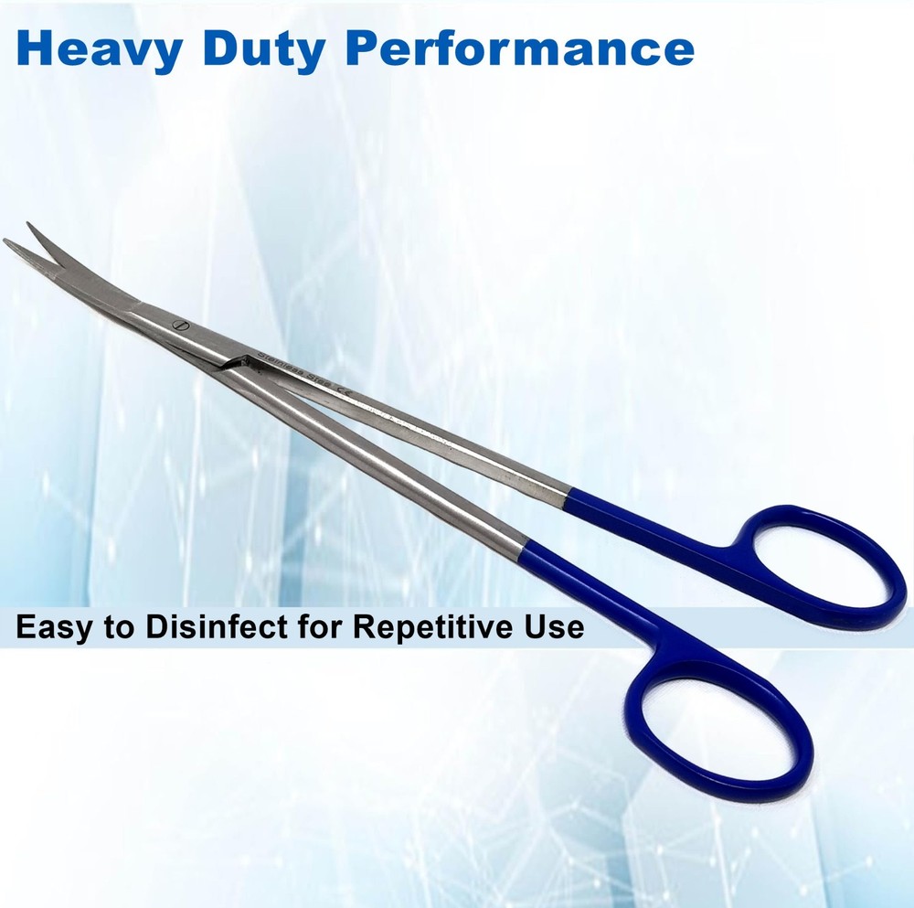 7" Micro IRIS Scissors Curved Pointed Tips Dental Veterinary Surgical Shears