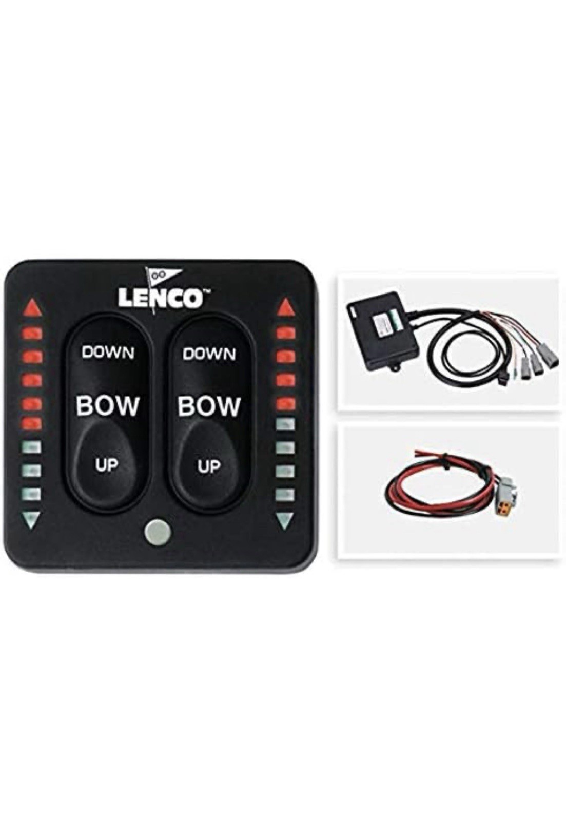 Lenco Marine 15170001 Led Indicator Integrated Tactile Switch Kit Pigtail