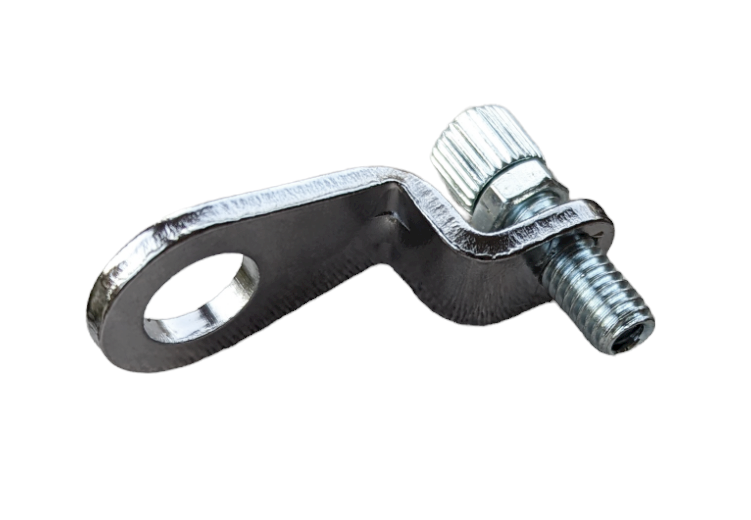 Old school BMX rotor stem bolt upper brake cable stop/adjuster CHROME