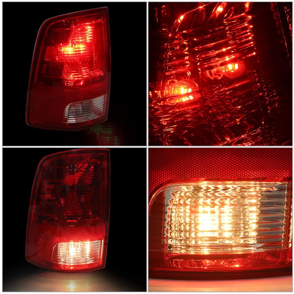Tail Light Assembly Driver and Passenger Side Replacement for 2009-2018 Ram P...