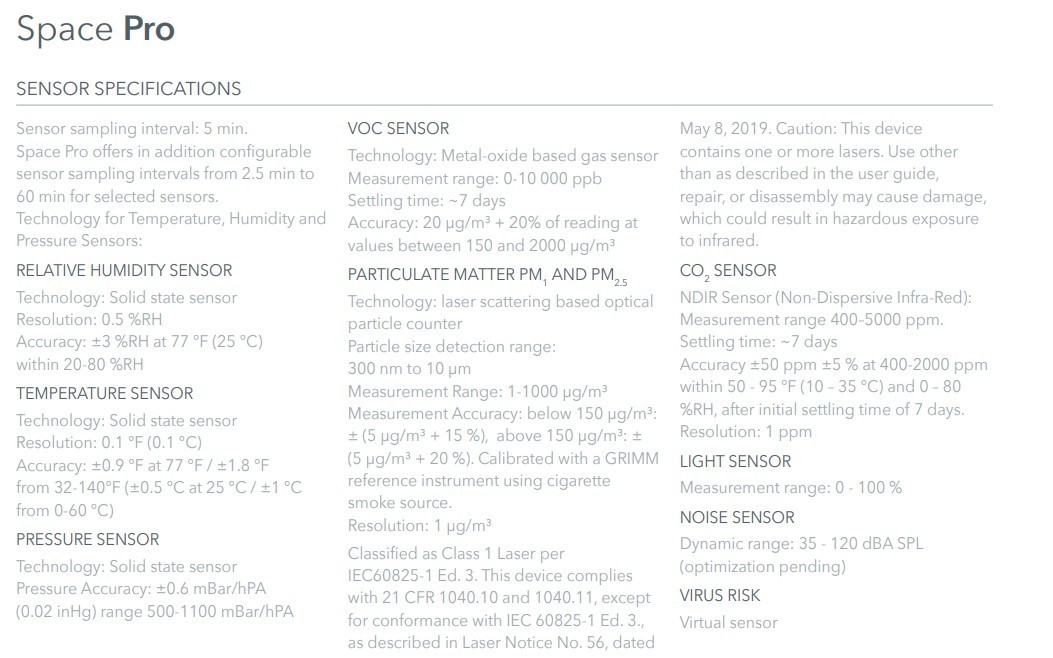 Airthings View Plus 2969 Business for Smart Air Quality Monitor-Free Shipping