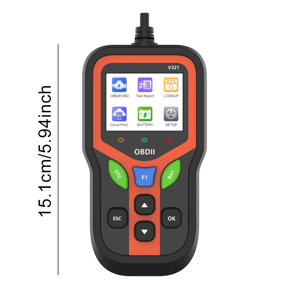 🔥SALE OBD2 Car Scanner Diagnostic Tool Code Reader Battery EVAP O2 Sensor Test