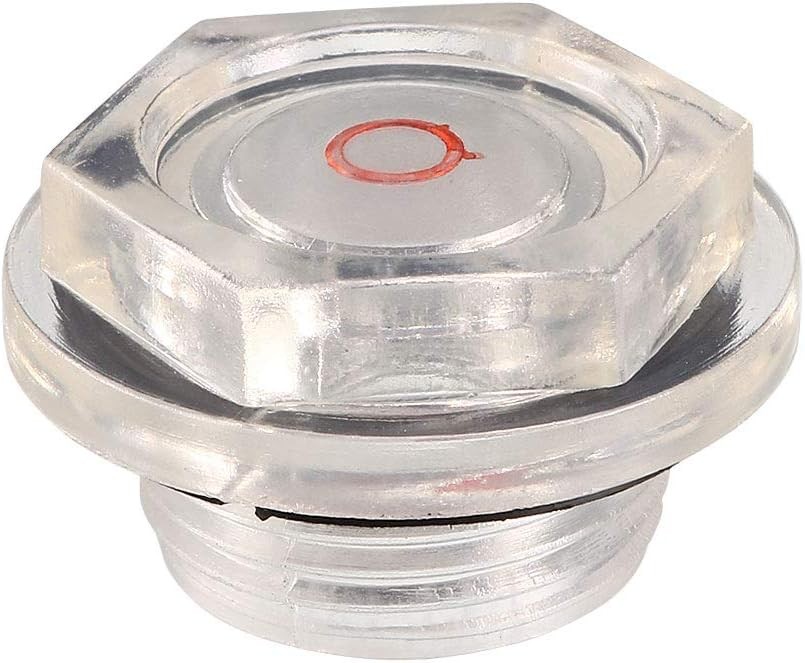 uxcell G3/4 Thread Air Compressor Sight Glass Oil Indicator