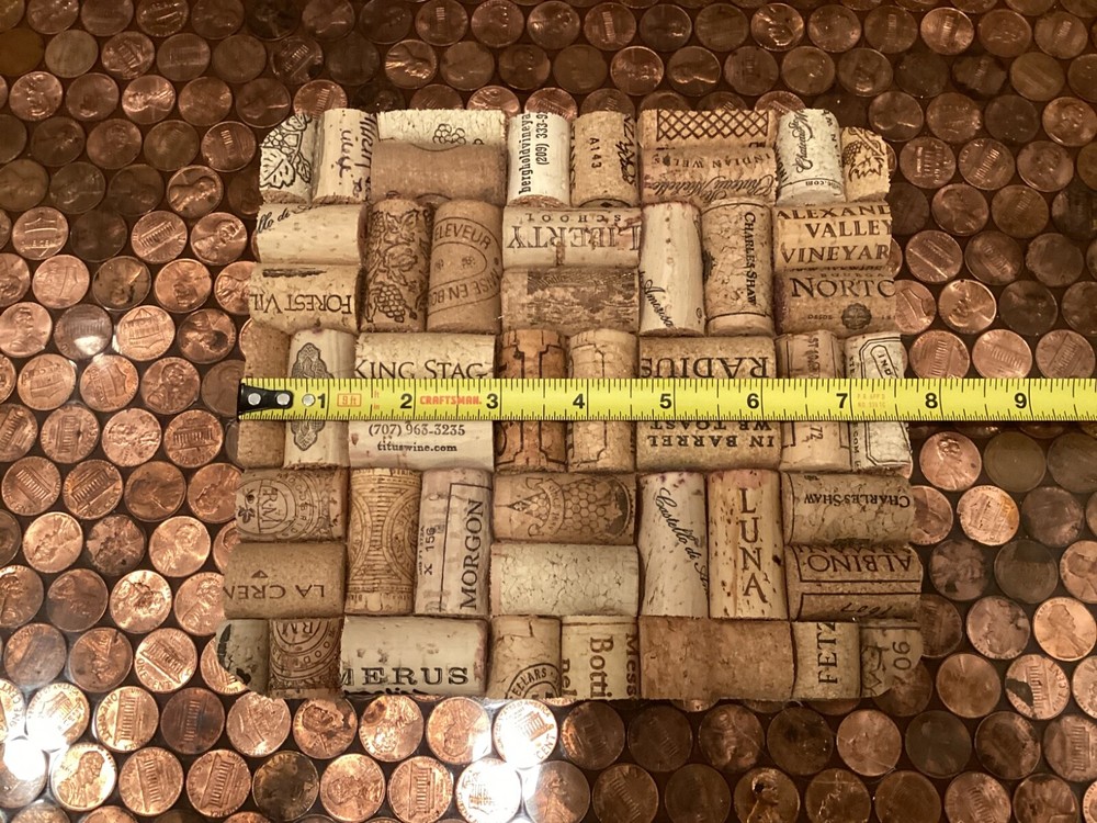 Cork Trivet (Square), Made From Wine Corks