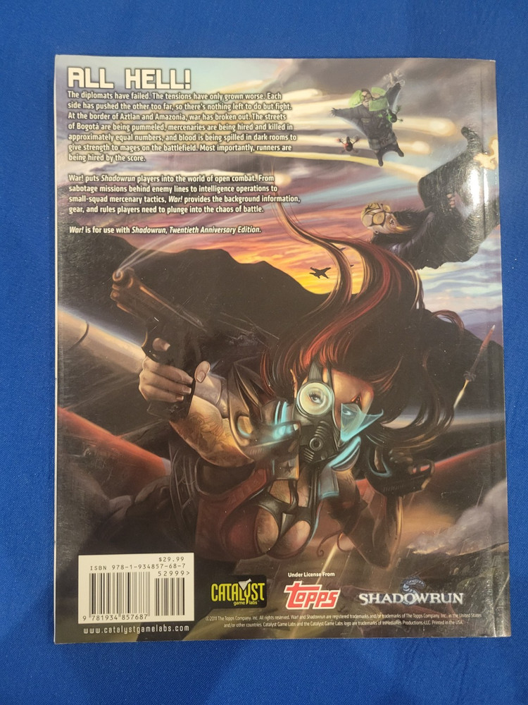 War! - Shadowrun Sourcebook - Shadowrun 26206