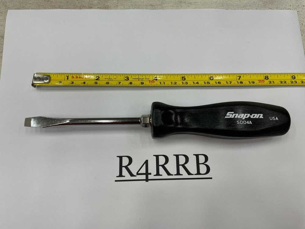 Snap-on Tools USA NEW 2pc BLACK Hard Handle Flat Phillips Head Screwdriver Set