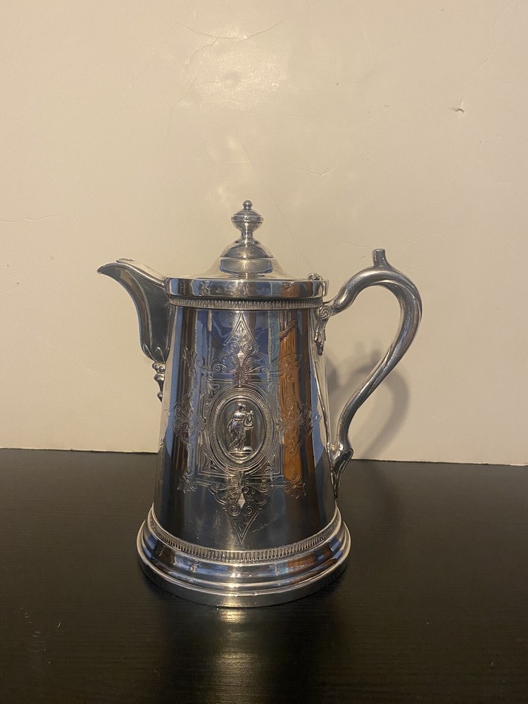 Redfield & Rice Antique Silver Plated Pitcher