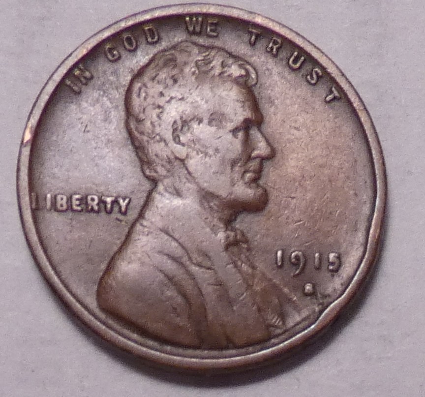 1915 S Lincoln Wheat Penny Cent