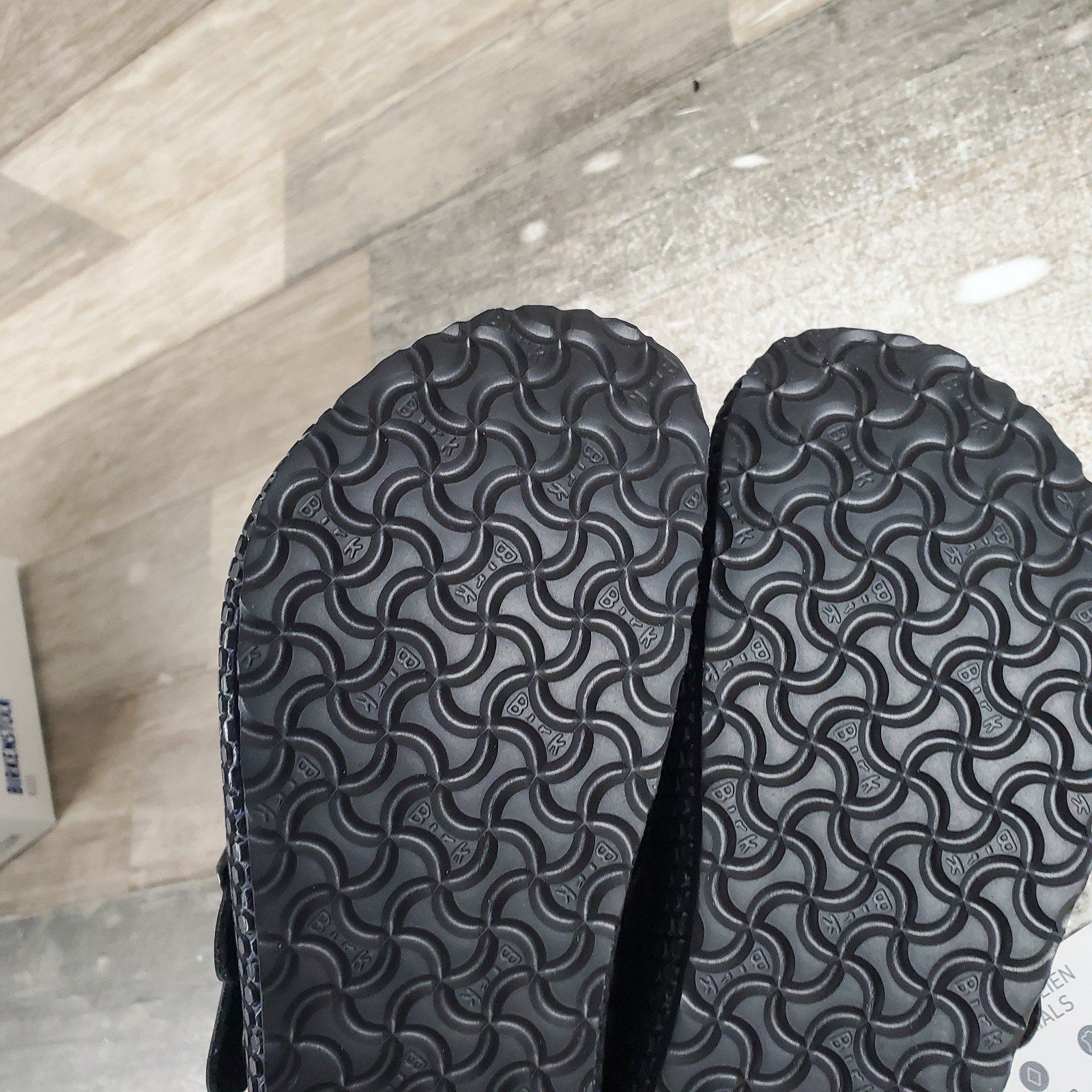 Birkenstock Kay Kids Slip On Clog Sandals Sz 1 EU 32 Blue Black Clogs