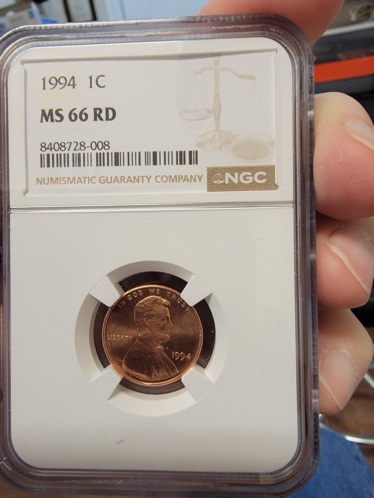 1994 Lincoln Cent NGC MS66RD