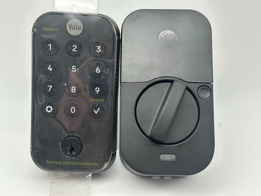 Yale Security Lock 2 with Wi-Fi, Black Connected Keypad Smart Lock