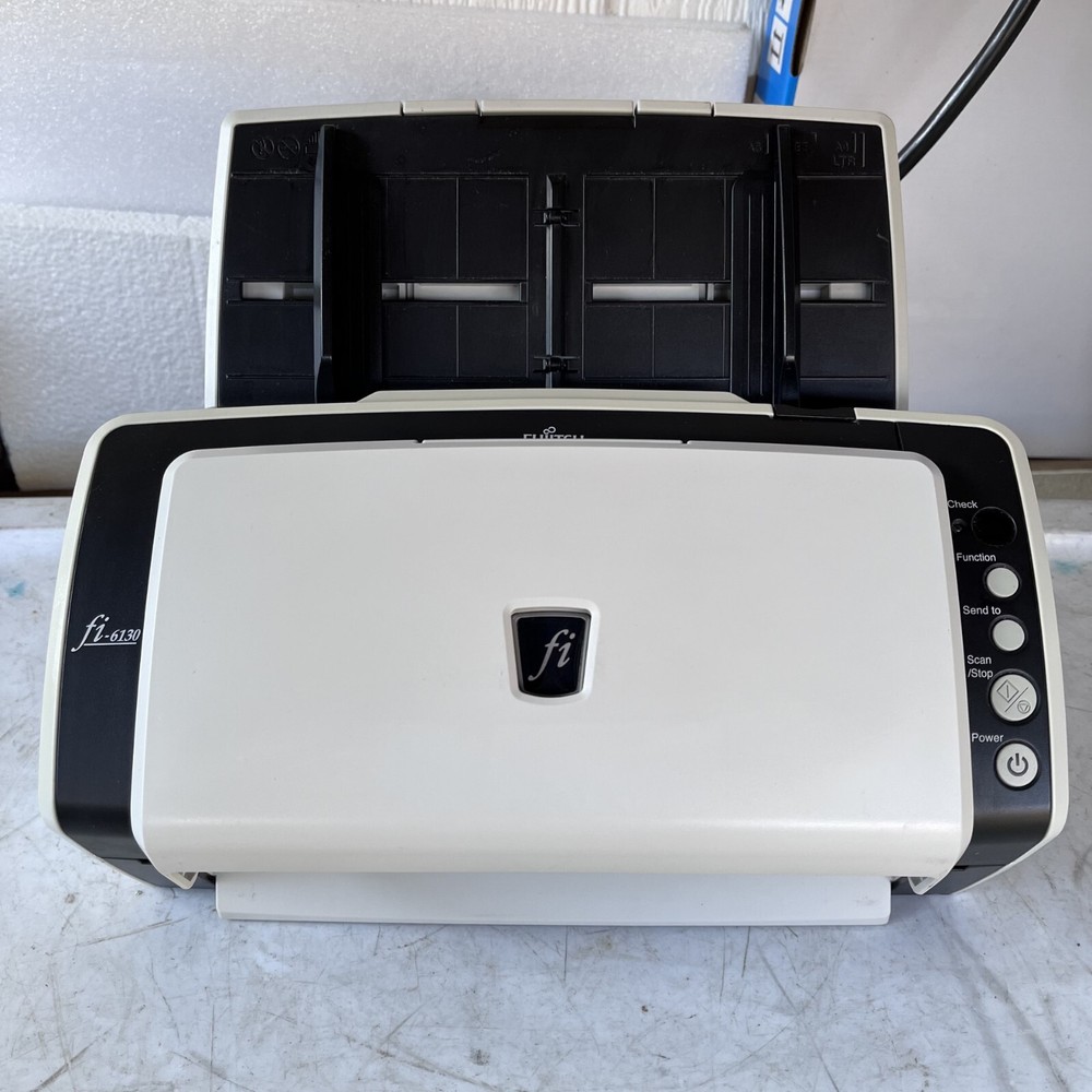 Fujitsu fi-6130 Duplex Color Document Sheetfed Scanner USB With Trays