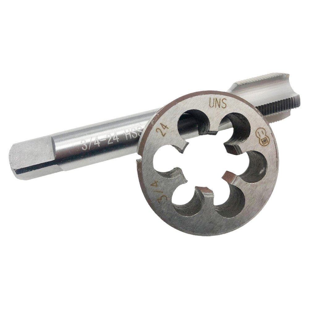 3/4-24 Tap and Die Set Right Hand 3/4 -24 Die RH 3/4 x 24 Tap Die 3/4"-24 HSS