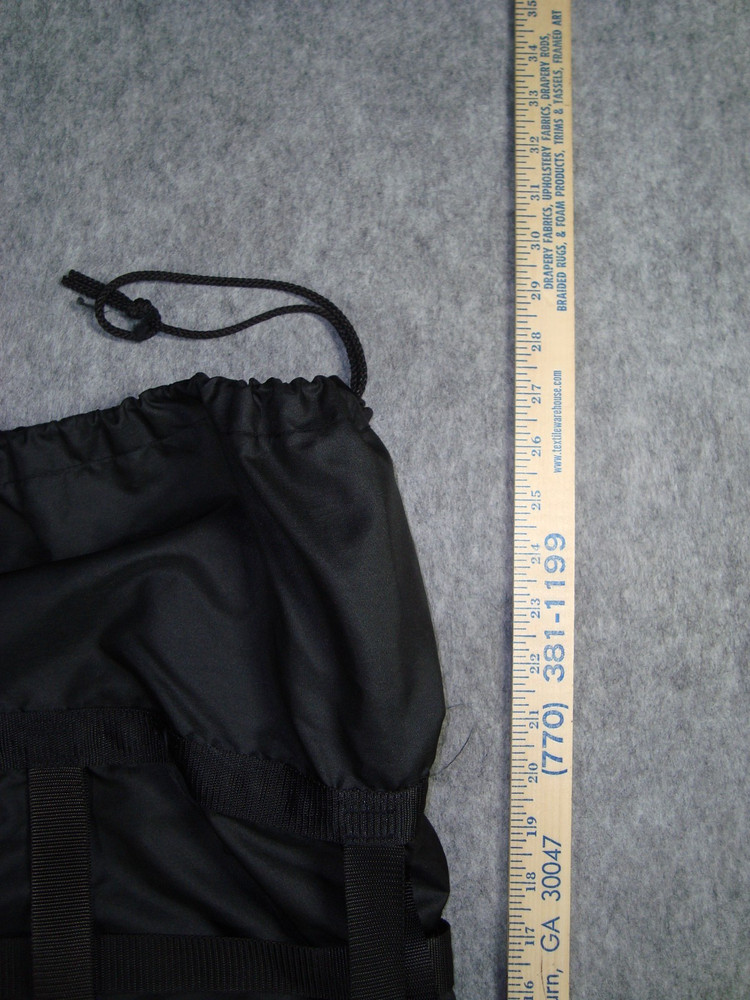 USGI Military Compression Stuff Sack Black 9 Strap Modular Sleep System MSS Bag