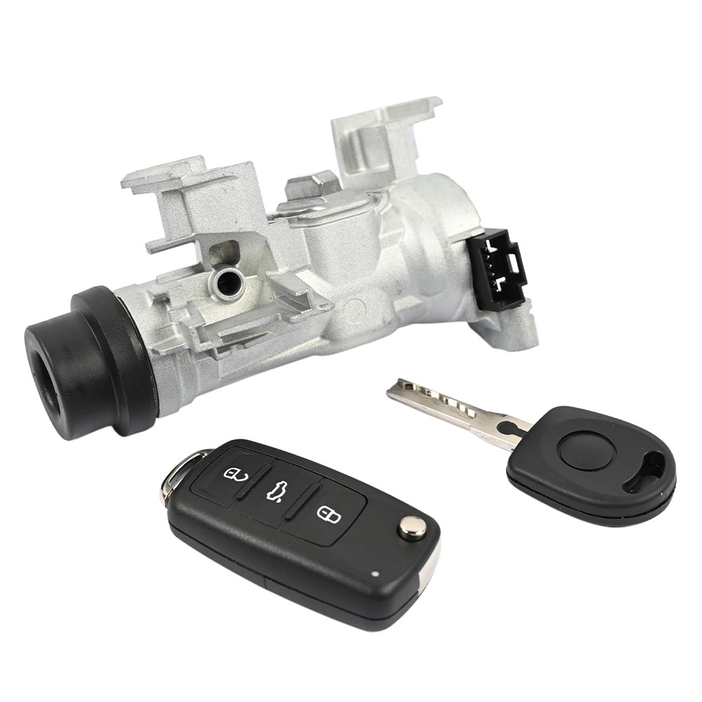 Ignition Switch Lock Assembly For VW Jetta 12-19 W/REMOTE Control KEY SHELL