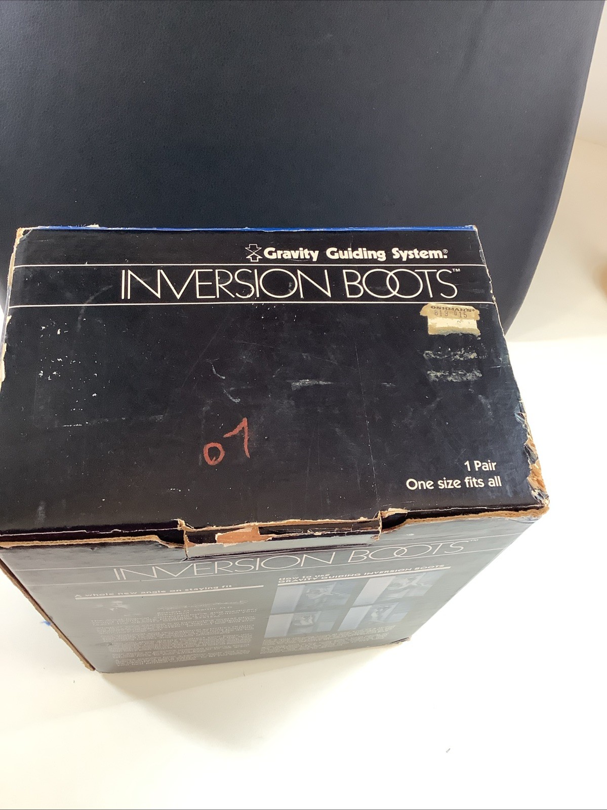 Vintage 1980’s Gravity Guiding System Metal Inversion Boots Ankle Holders w/ Box