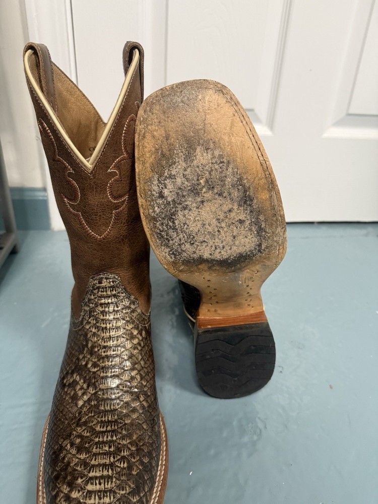 Cody James Exotic Python Western Boots Men's Size US 10 D
