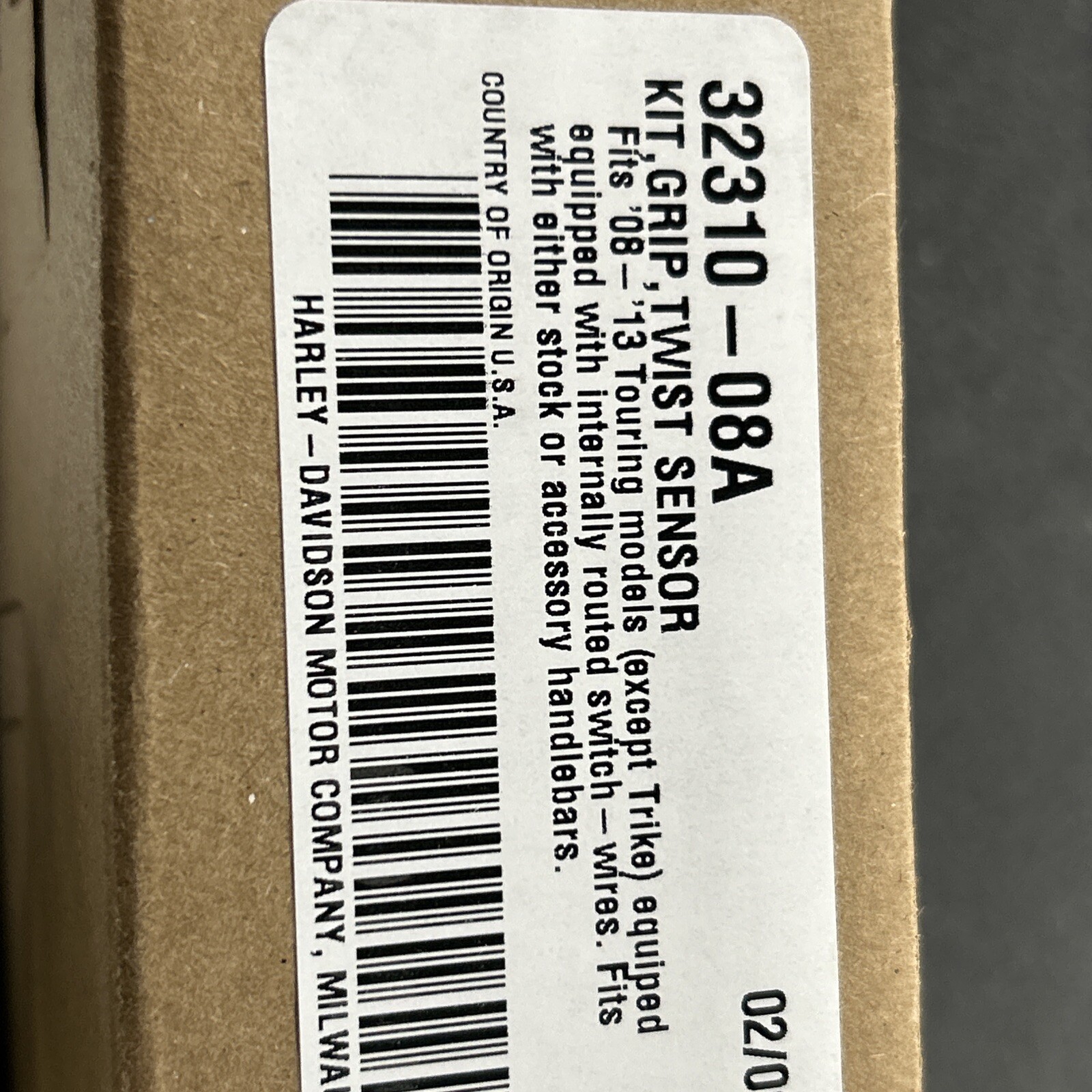 Harley Davidson Throttle By Wire Twist Grip Sensor 32310-08A