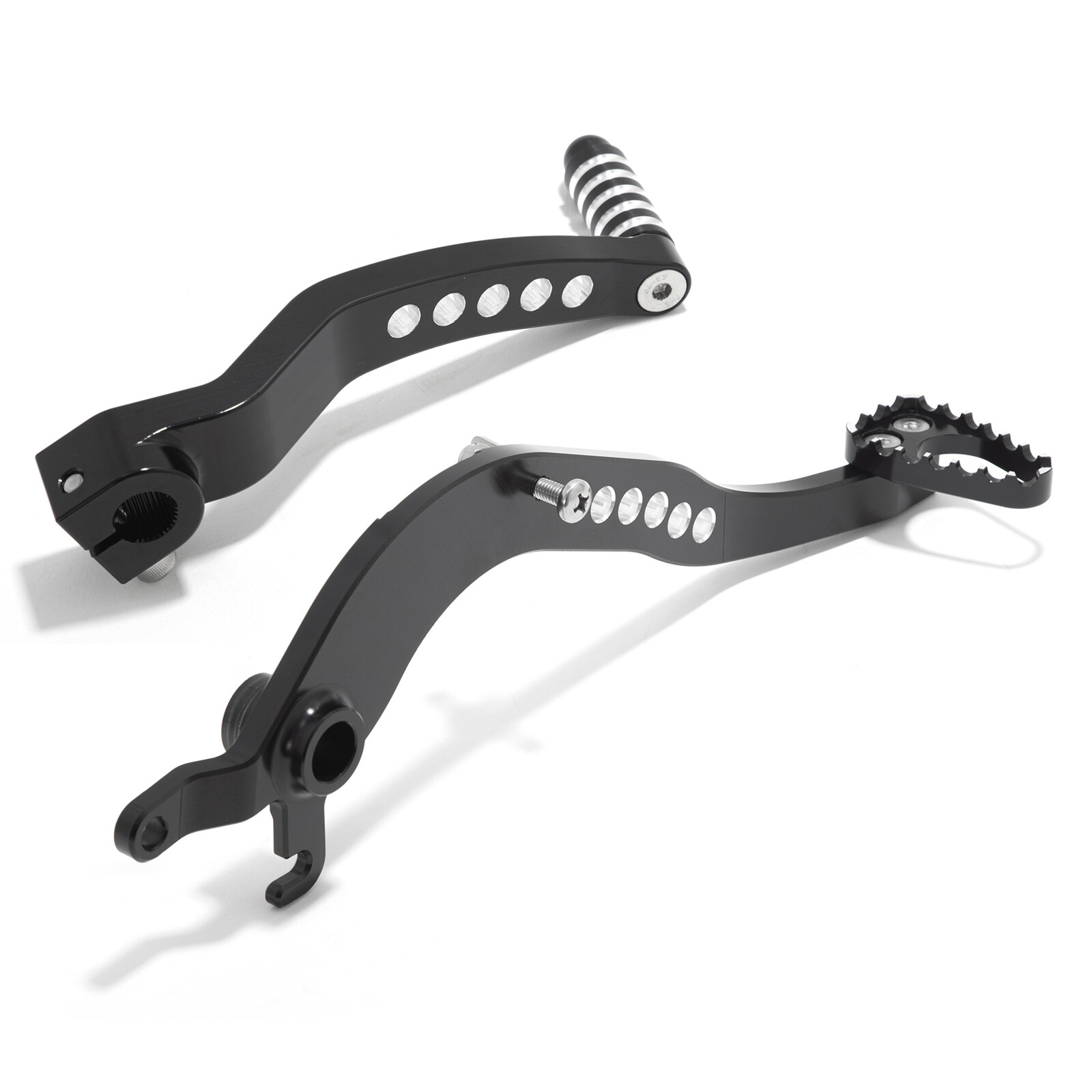 For Kawasaki KFX450R 08-14 CNC Rear Brake Foot Pedal + Gear Shifter Shift Lever