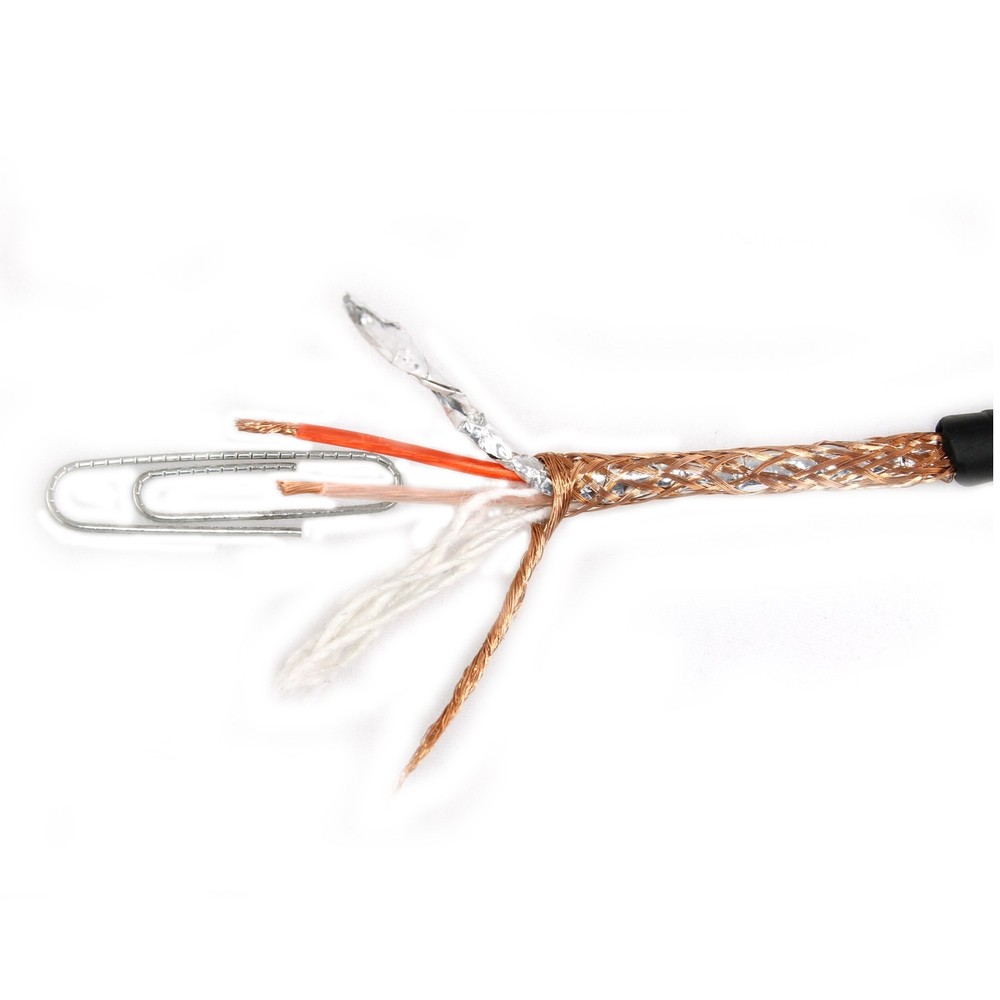 Ploynk audio custom Right Angle to 90 degree 1/4 TRS balanced studio patch cable