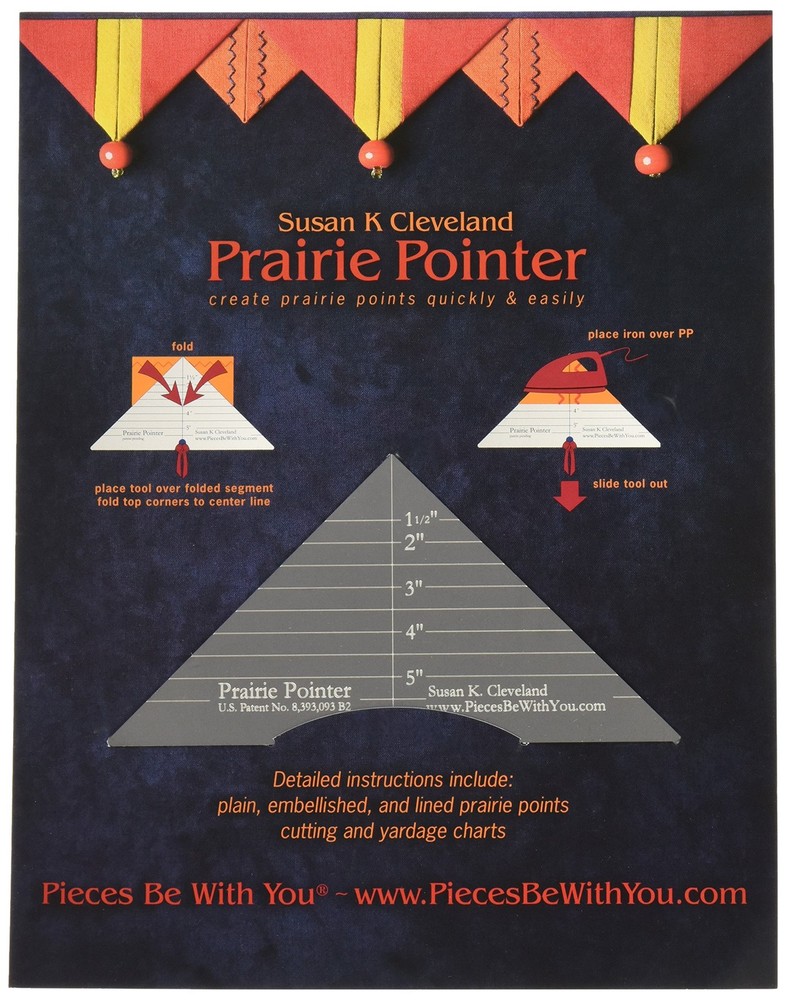 Pieces Be with You Prairie Pointer Pressing Tool