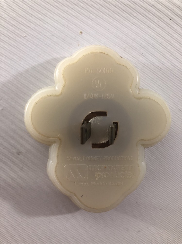 Mickey Mouse Nightlight Working Disney Kid Bedroom Decor