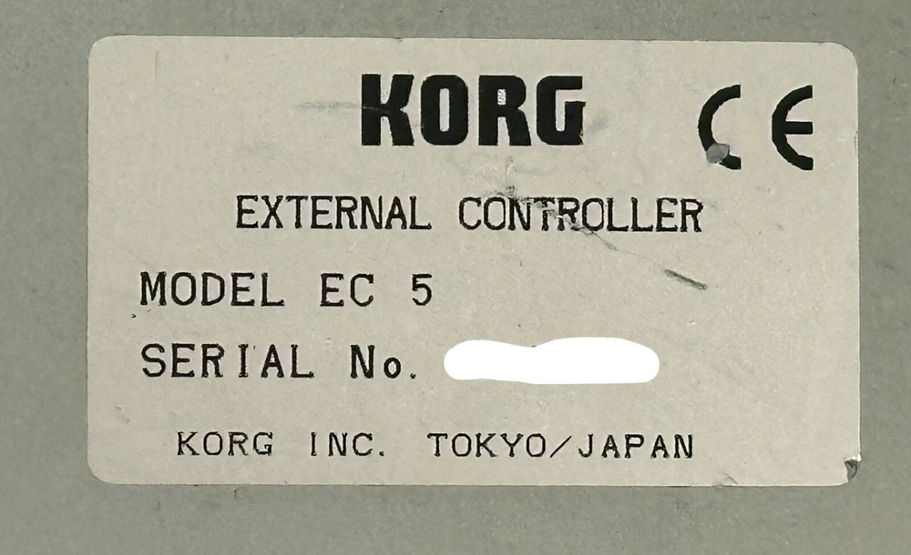 Korg EC-5 External Controller w/ cord
