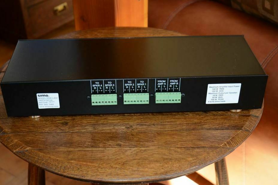 4-Pin Speaker / Source / Amplifier Selector Plug Speakercraft Nuvo B&K