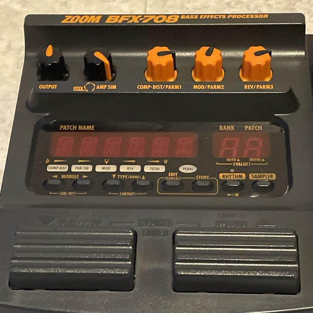 [Simple operation check⭕️] ZOOM bass multi-effector BFX-708