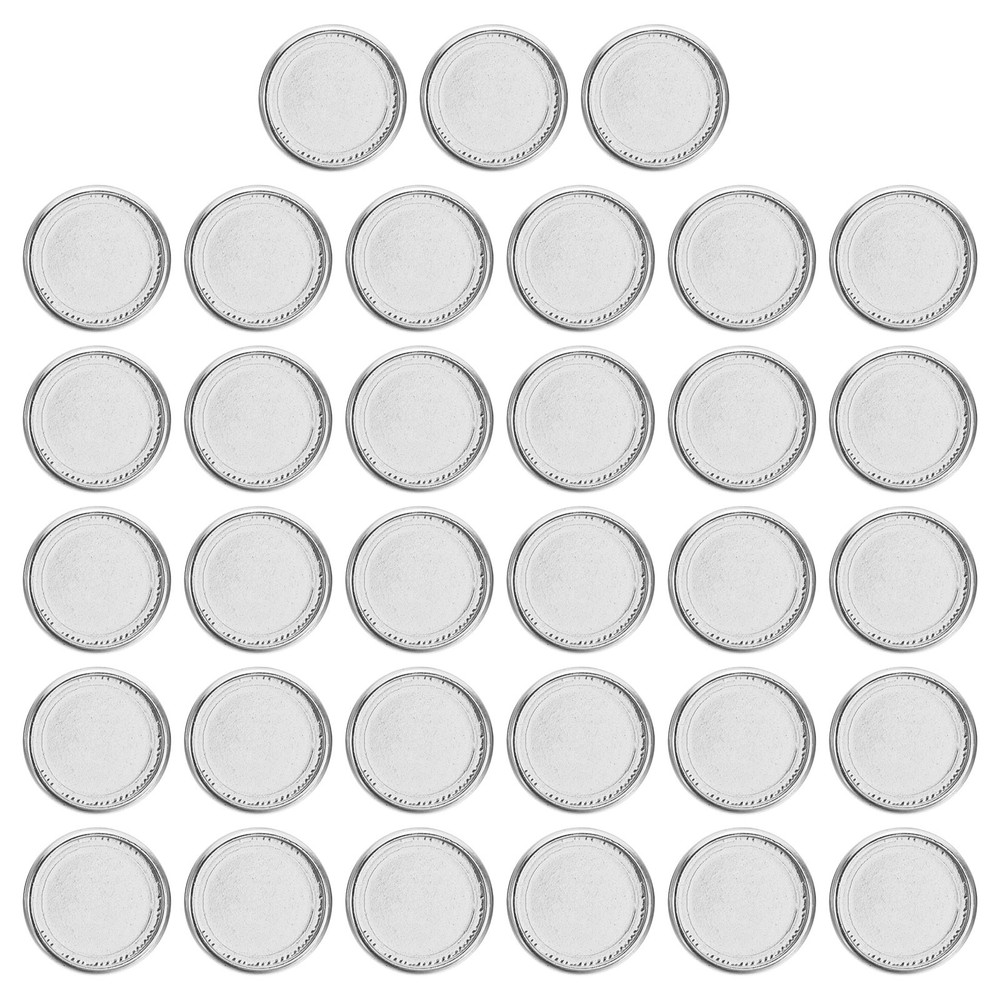 28mm Book Binding Discs 22pcs Discbound Expansion Discs Plating Round, Silver