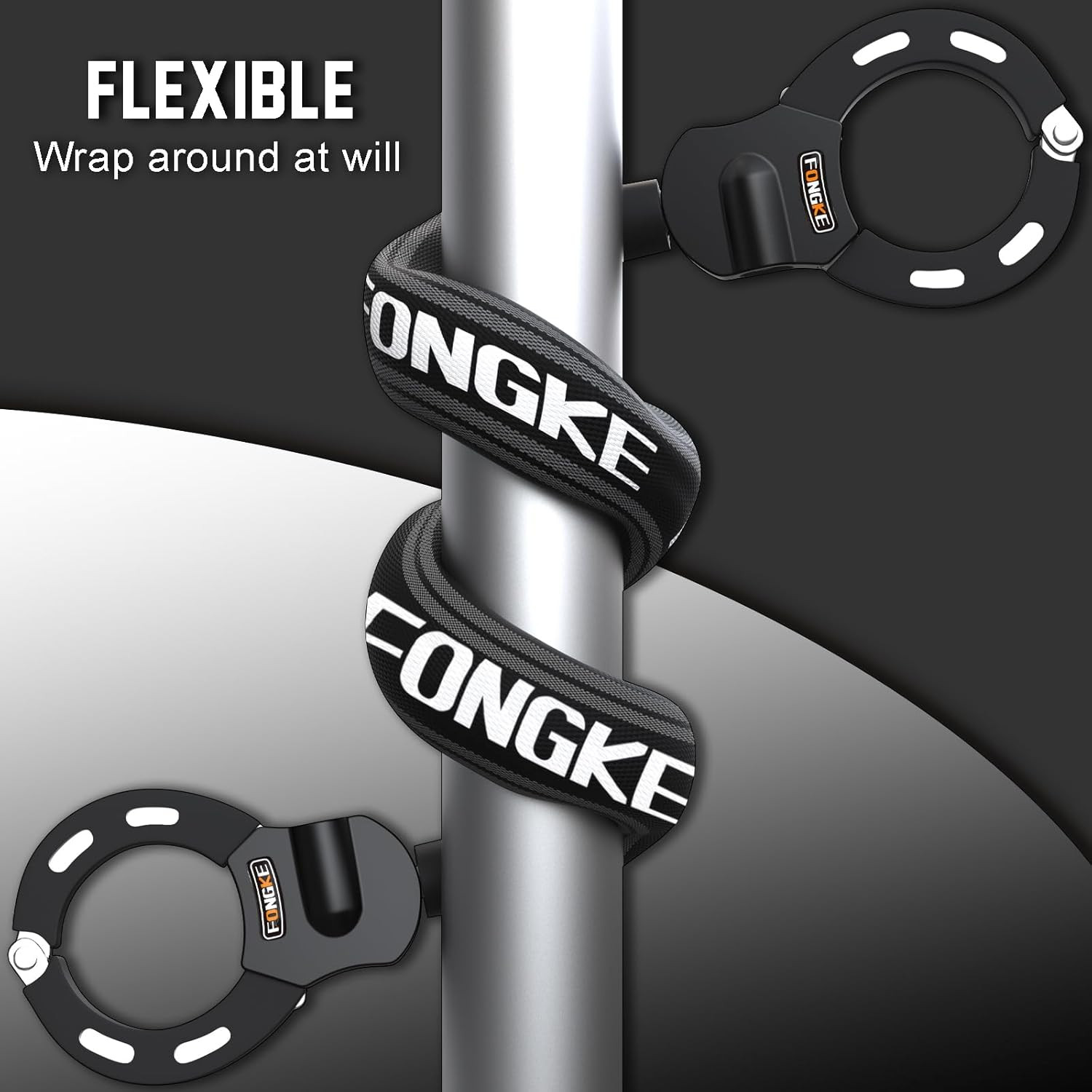 Electric Scooter Locks Anti Theft, Scooter Lock with Key, Bike Locks Heavy Duty,