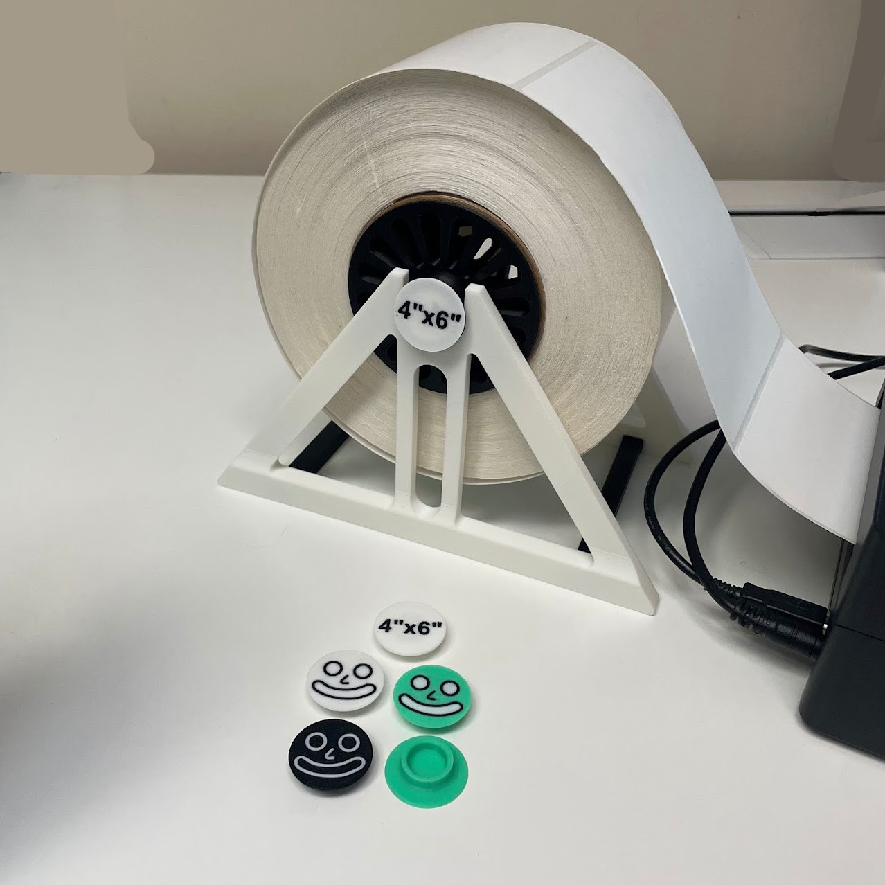 Thermal Label Holder for 4x6" UPS Rolls - Custom Logo