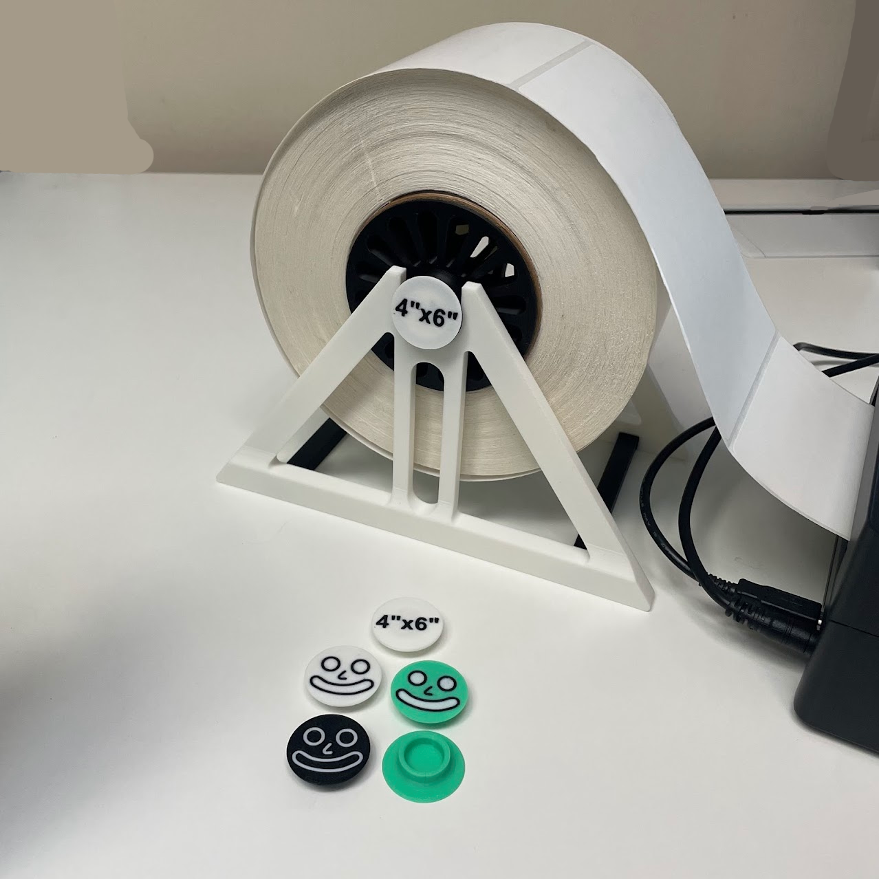 Thermal Label Holder for 4x6" UPS Rolls - Custom Logo