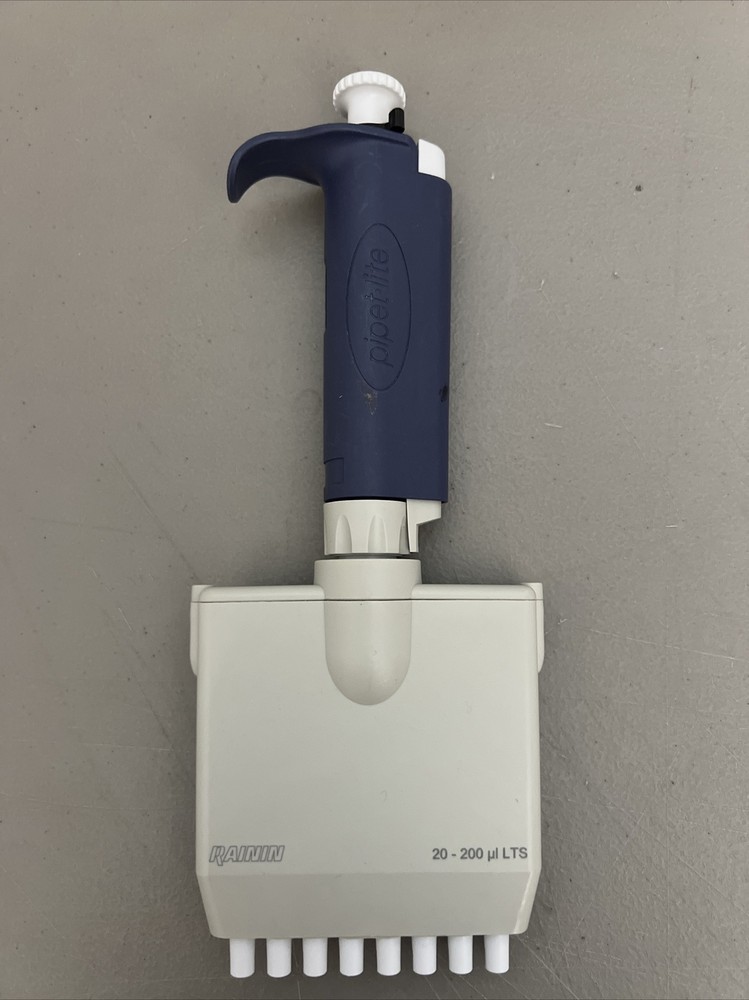 NICE Rainin Pipet-Lite 8 Channel Multichannel L200 Pipette LTS