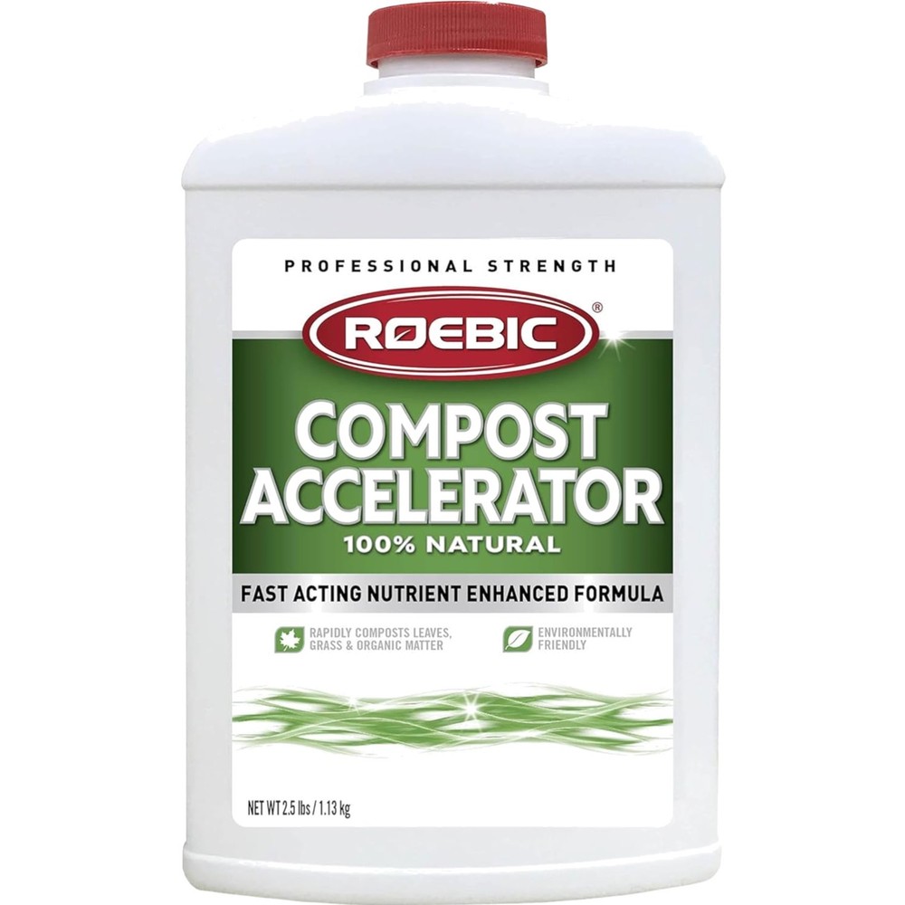 Roebic CA-1: 2.5lbs Compost Accelerator for Quick, Nutrient-Packed Decomposition