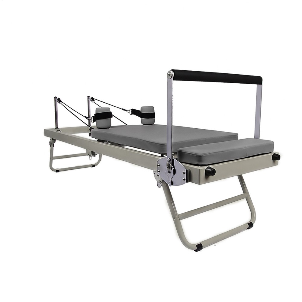 77" Pilates Reformer Machine Equipment with Spring for Home Workout,Foldable