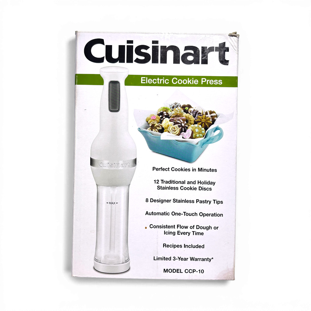 Cuisinart CCP-10 Electric Cookie Press Open Box – Unit Only No Accessories